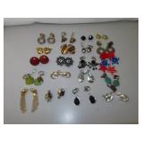 20 Pair of Clip On & Screwback Earrings