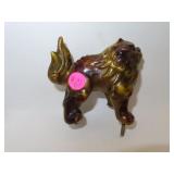 Vintage Cast Iron Foo Dog Finial Topper 4&1/2"x4"