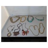 Quart Bag of Necklaces (some signed)