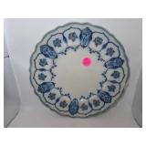 Antique Johnson Bros. Flow Blue Eclipse 9" Dinner