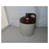 Antique Albany Slip 1/2 Gallon Fancy Crock Stone-