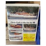 Vintage Chris Craft advertising 