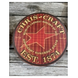 Chris Craft double sided sign 