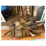 Black powder mountain man wall art 