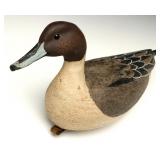 A PINTAIL HEN DECOY SIGNED GRAYSON CHESSER