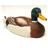 A WILLIAM TRUBE (1927-2017) MALLARD DRAKE DECOY