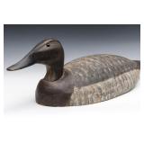 A KEN HARRIS CANVASBACK HEN DECOY, WOODVILLE, NY