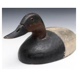 A WILDFOWLER DECOYS CANVASBACK DRAKE