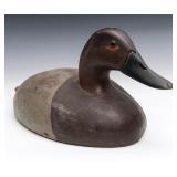 A CANVASBACK DECOY ATTRIBUTED WILDFOWLER DECOYS