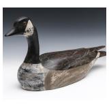 A CANADIAN GOOSE DECOY SIGNED CHARLES MOORE