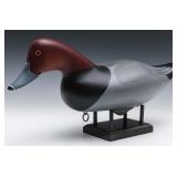 DAVE WALKER CANVASBACK DRAKE DECOY, HAVRE DE GRACE DAVE WALKER CANVASBACK DRAKE DECOY, HAVRE DE GRACE