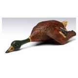TWO VINTAGE MALLARD DRAKE MOLDED FIGURES TWO VINTAGE MALLARD DRAKE MOLDED FIGURES