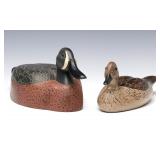 MOORE AND JOHNSON BLUE-WINGED TEAL DECOYS MOORE AND JOHNSON BLUE-WINGED TEAL DECOYS