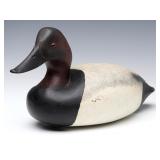 A BIRDSALL WILDFOWLER DECOYS CANVASBACK DRAKE