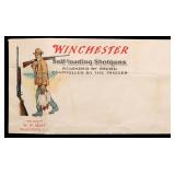 A WINCHESTER SHOTGUNS ADVERTISING ENVELOPE A WINCHESTER SHOTGUNS ADVERTISING ENVELOPE