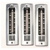 THREE PULLMAN RAILROAD THERMOMETERS THREE PULLMAN RAILROAD THERMOMETERS