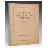 ADLAKE RAILROAD CAR LIGHTING FIXTURE TRADE CATALOG