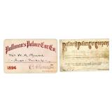 1876 AND 1894 PULLMAN 1876 AND 1894 PULLMAN
