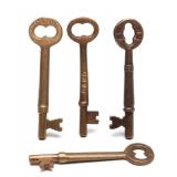 RAILROAD COACH & CABOOSE KEYS, C&NW, CB&Q, SO, C&O RAILROAD COACH & CABOOSE KEYS, C&NW, CB&Q, SO, C&O
