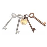 RAILROAD COACH & CABOOSE KEYS CRI&P, UP, NYC, C&EI RAILROAD COACH & CABOOSE KEYS CRI&P, UP, NYC, C&EI