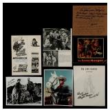 LOT OF SEVEN LONE RANGER SIGNED ITEMS