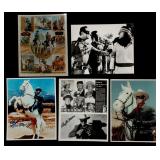 FIVE CLAYTON MOORE SIGNED LONE RANGER PHOTOGRAPHS