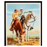 CLAYTON MOORE SIGNED COMIC & LONE RANGER ARCHIVE CLAYTON MOORE SIGNED COMIC & LONE RANGER ARCHIVE
