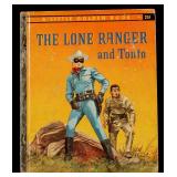 LONE RANGER AND TONTO SIGNED LITTLE GOLDEN BOOK