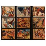 SET OF 48 LONE RANGER CHEWING GUM CARDS, 1940