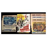 THE LONE RANGER RIDES AGAIN LOBBY CARDS, PRESSBOOK