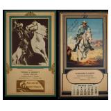 TWO LONE RANGER ADVERTISING CALENDARS 1938 & 1