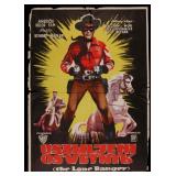 RARE COMMUNIST YUGOSLAVIA LONE RANGER MOVIE POSTER RARE COMMUNIST YUGOSLAVIA LONE RANGER MOVIE POSTER