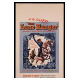 A LONE RANGER WARNER BROTHERS PROMO POSTER, 1955 A LONE RANGER WARNER BROTHERS PROMO POSTER, 1955