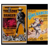 LONE RANGER SERIAL PRESSBOOK & CITY OF GOLD POSTER