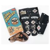 OFFICIAL LONE RANGER HOLSTER BELT PLUS CUFFS & GUN