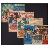 FOUR LONE RANGER MEXICAN CINEMA LOBBY CARDS FOUR LONE RANGER MEXICAN CINEMA LOBBY CARDS
