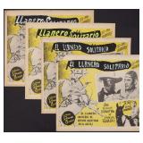 FOUR LONE RANGER MEXICAN CINEMA LOBBY CARDS FOUR LONE RANGER MEXICAN CINEMA LOBBY CARDS