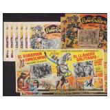 LOT OF TEN LONE RANGER MEXICAN CINEMA LOBBY CARDS LOT OF TEN LONE RANGER MEXICAN CINEMA LOBBY CARDS