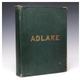 1901 ADLAKE RAILWAY TRIMMINGS & HARDWARE CATALOG