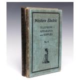 TWO C 1930 WESTERN ELEC. TELEPHONE SUPPLY CATALOGS TWO C 1930 WESTERN ELEC. TELEPHONE SUPPLY CATALOGS