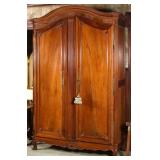 AN 18TH C. LOUIS XV FRUITWOOD ARMOIRE