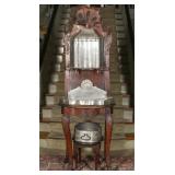 LOUIS XV PERIOD HIGHLY CARVED FRENCH WALNUT LAVABO