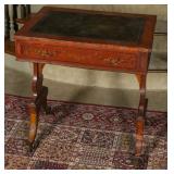 A 19TH C. REGENCY STAND WITH PAINT DECORATION