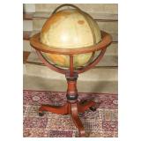 AN EARLY 20TH C. RAND MACNALLY WORLD GLOBE