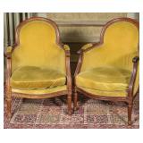 A PAIR 19TH C. OR BETTER LOUIS XVI BERGERE