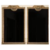 A MATCHED PAIR OF LARGE 19TH C. FRENCH MIRRORS