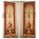 A PAIR 19TH C. FRENCH AUBUSSON TAPESTRY PANELS