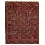 A SMALL TEKKE TYPE TURKOMAN SCATTER RUG