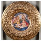 WATERCOLOR OF THE VIRGIN MAGNIFICAT AFT BOTTICELLI