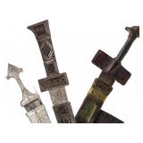 NORTH AFRICAN TUAREGS AND A MIDDLE EASTERN DAGGER